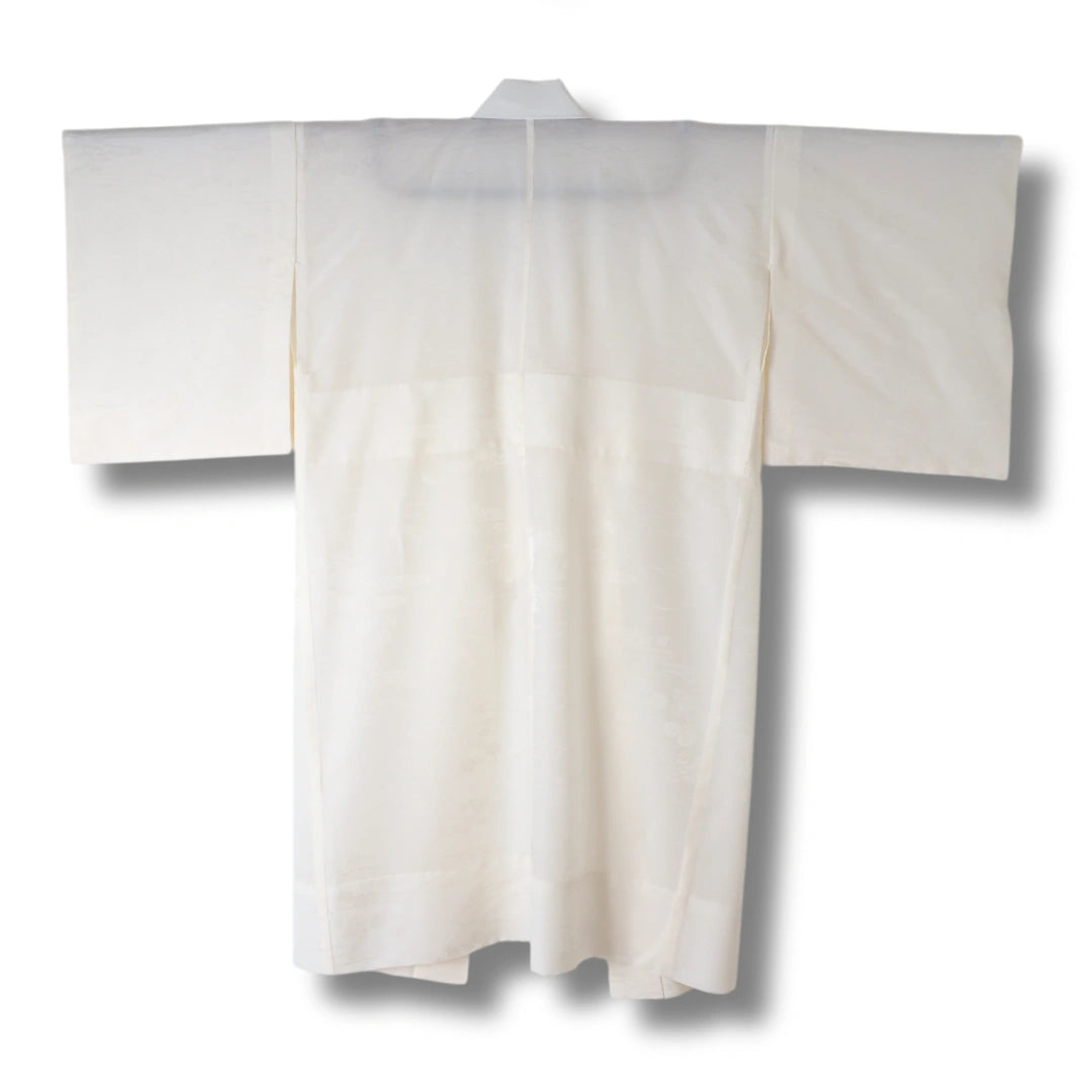 Vintage Damen Naga-Juban Weiß / Creme
