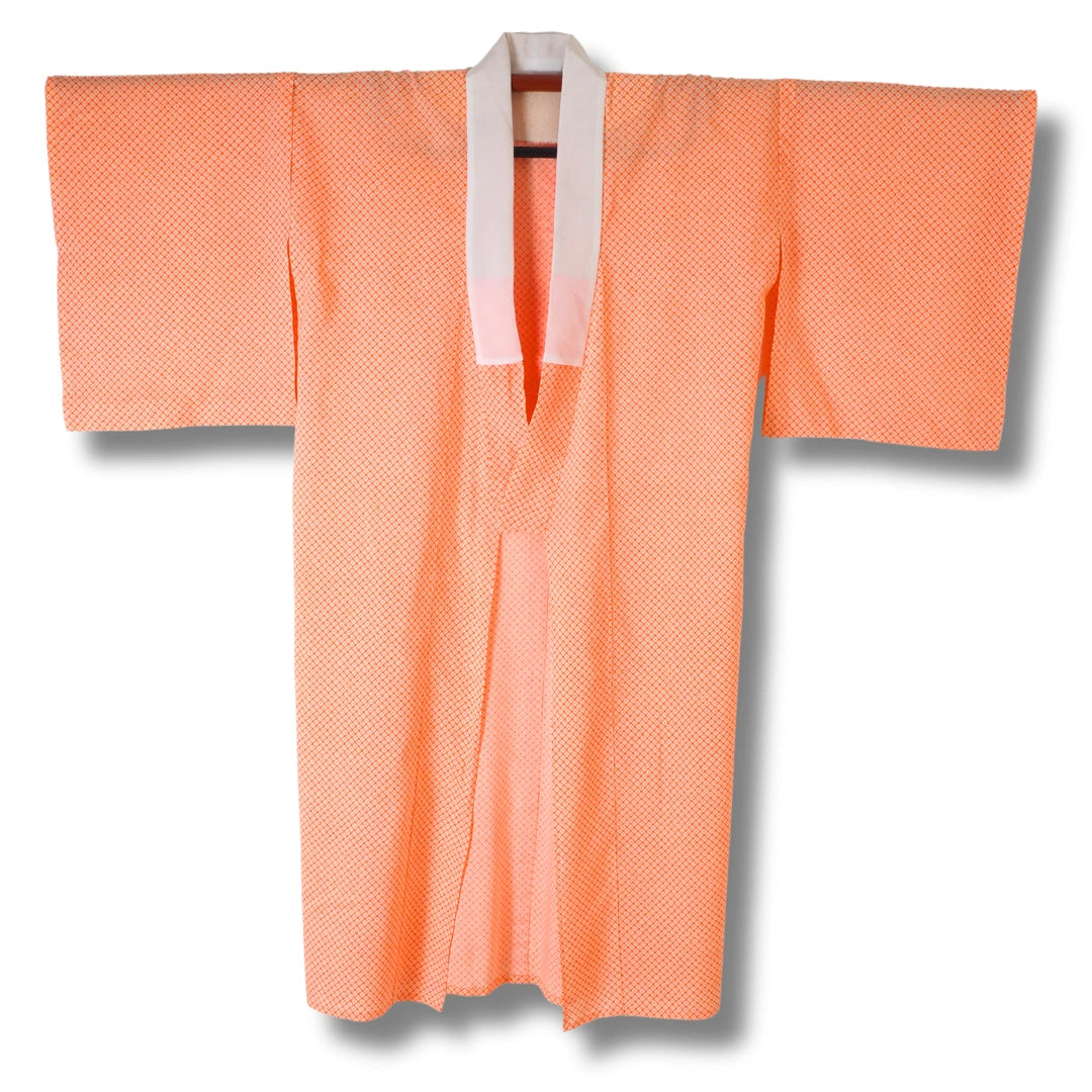 Vintage Damen Naga Juban apricot mit Muster