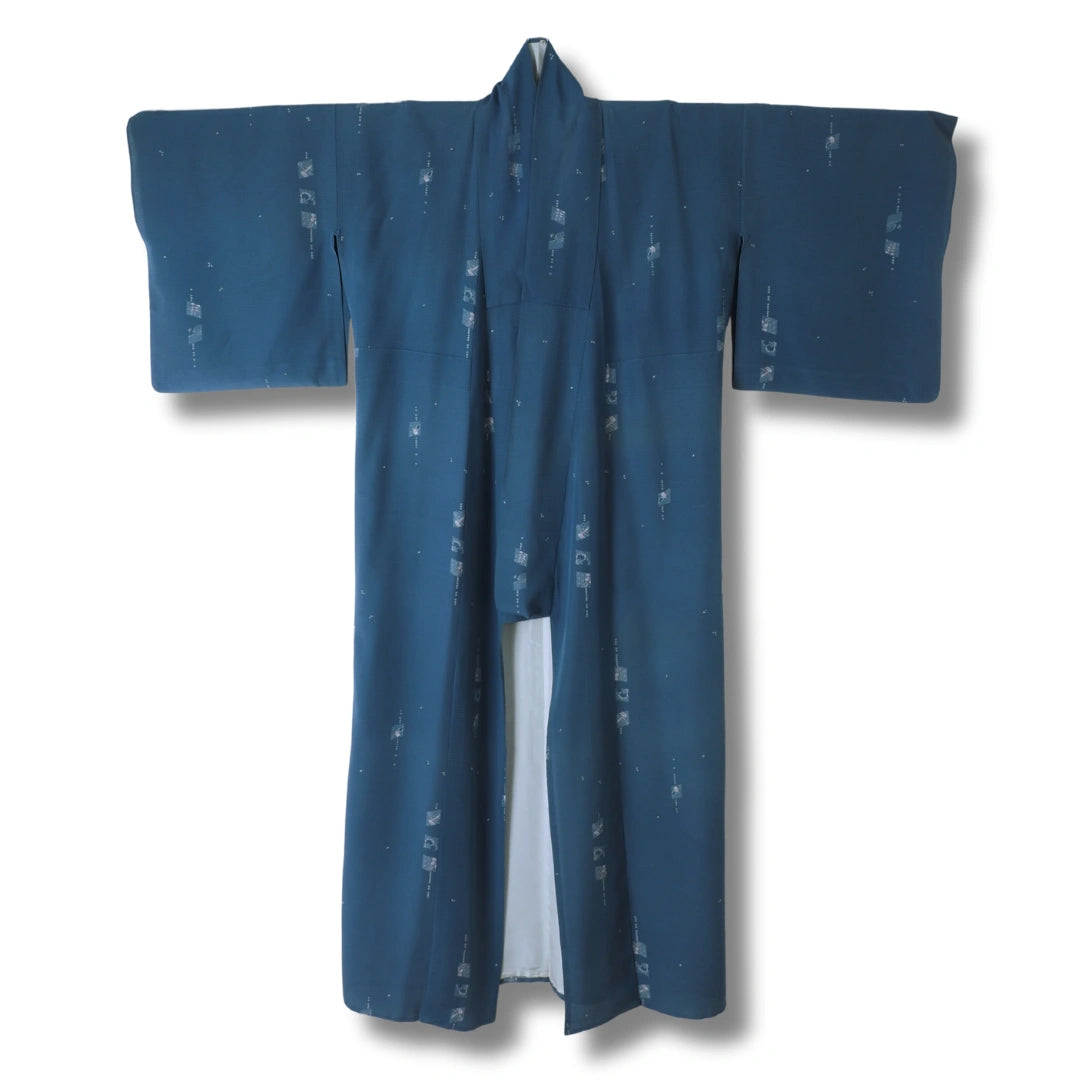Vintage Damen Iromuji Kimono Hellblau