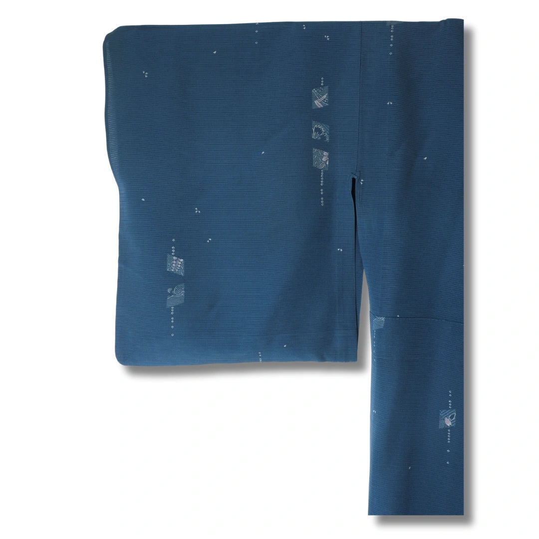 Vintage Damen Iromuji Kimono Hellblau