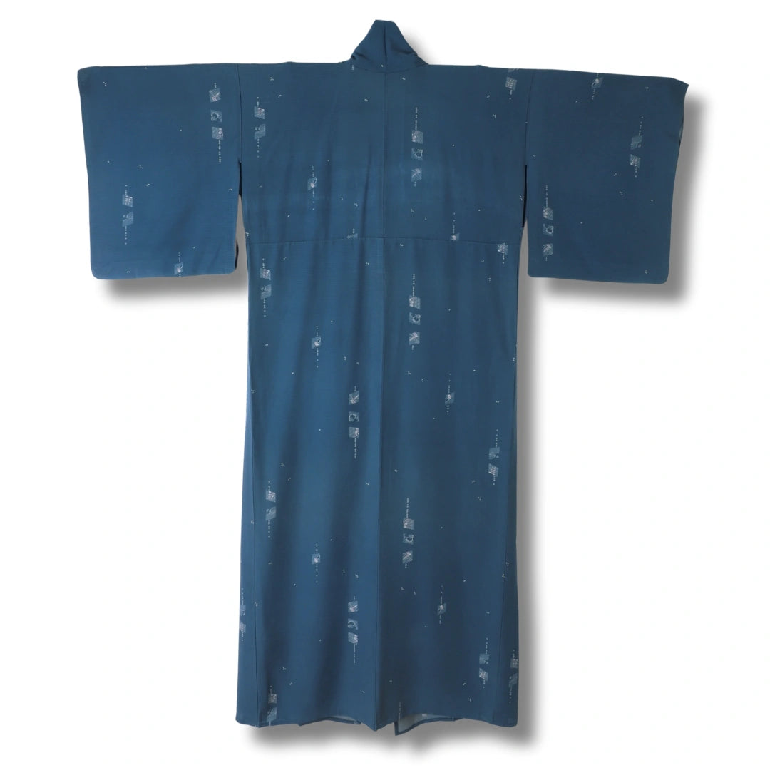 Vintage Damen Iromuji Kimono Hellblau