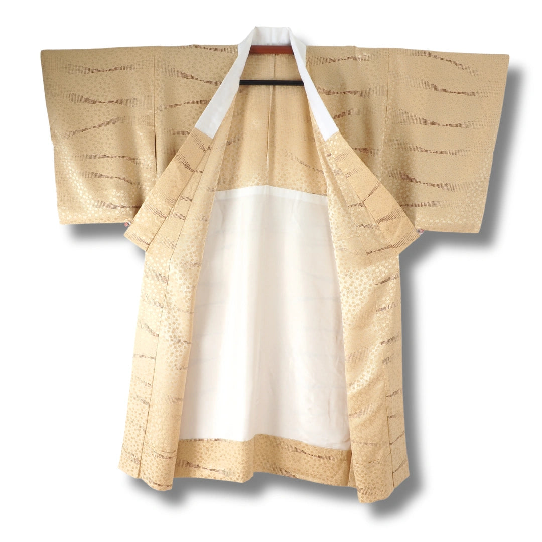 Vintage Damen Naga Juban hellbraun