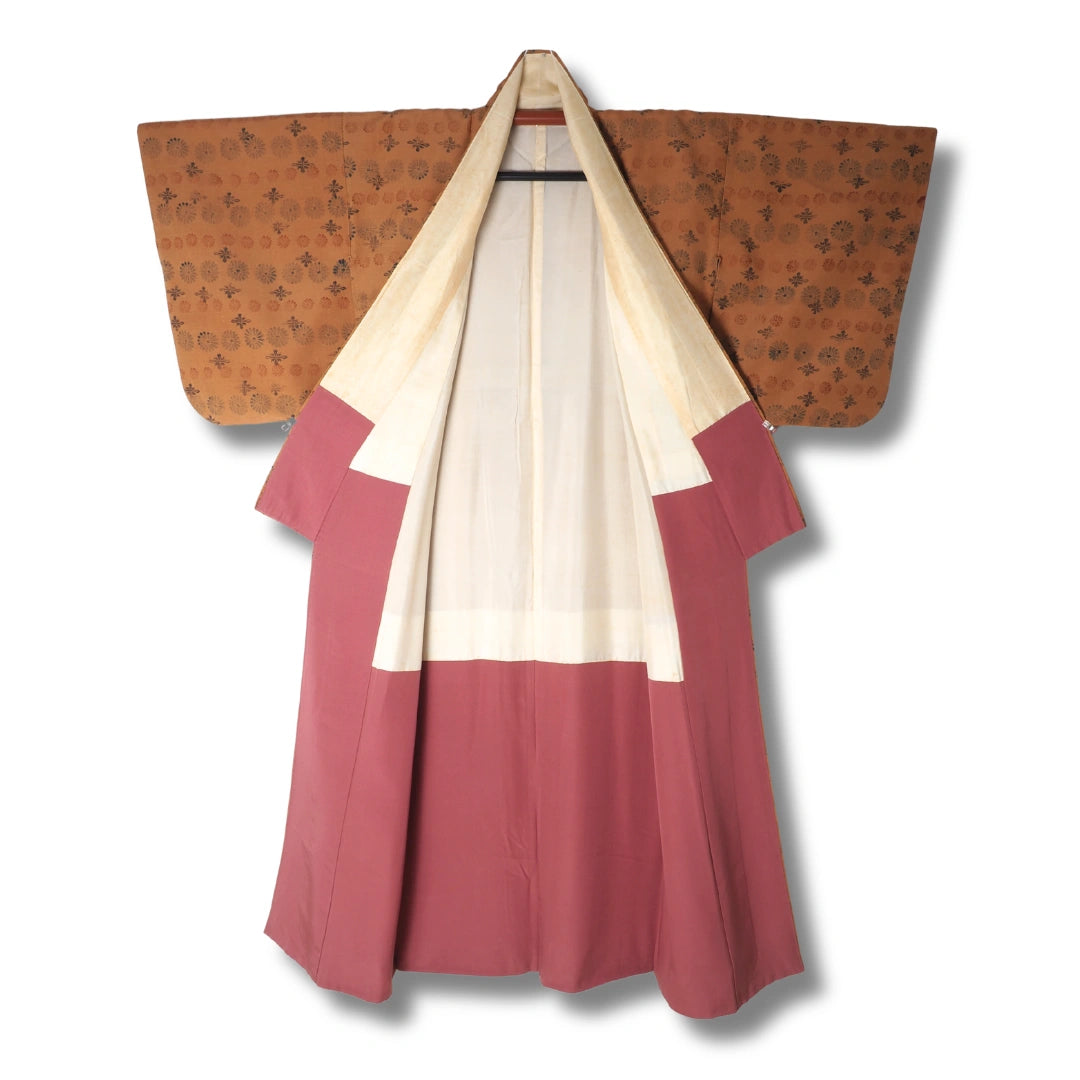 Innenansicht eines Vintage Komon Kimono