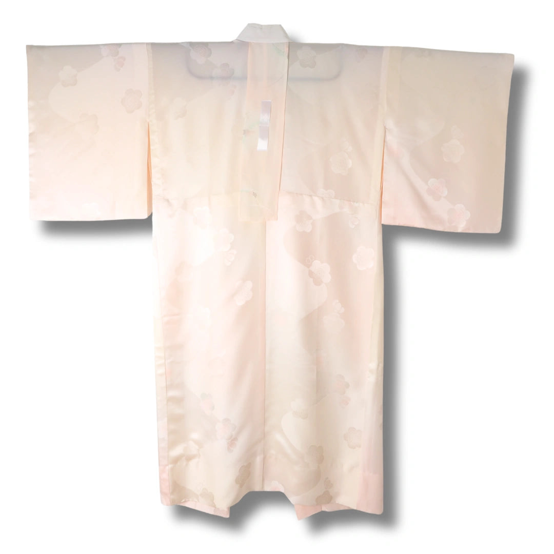 Vintage Damen Naga-Juban Hellrosa mit Blütenmuster