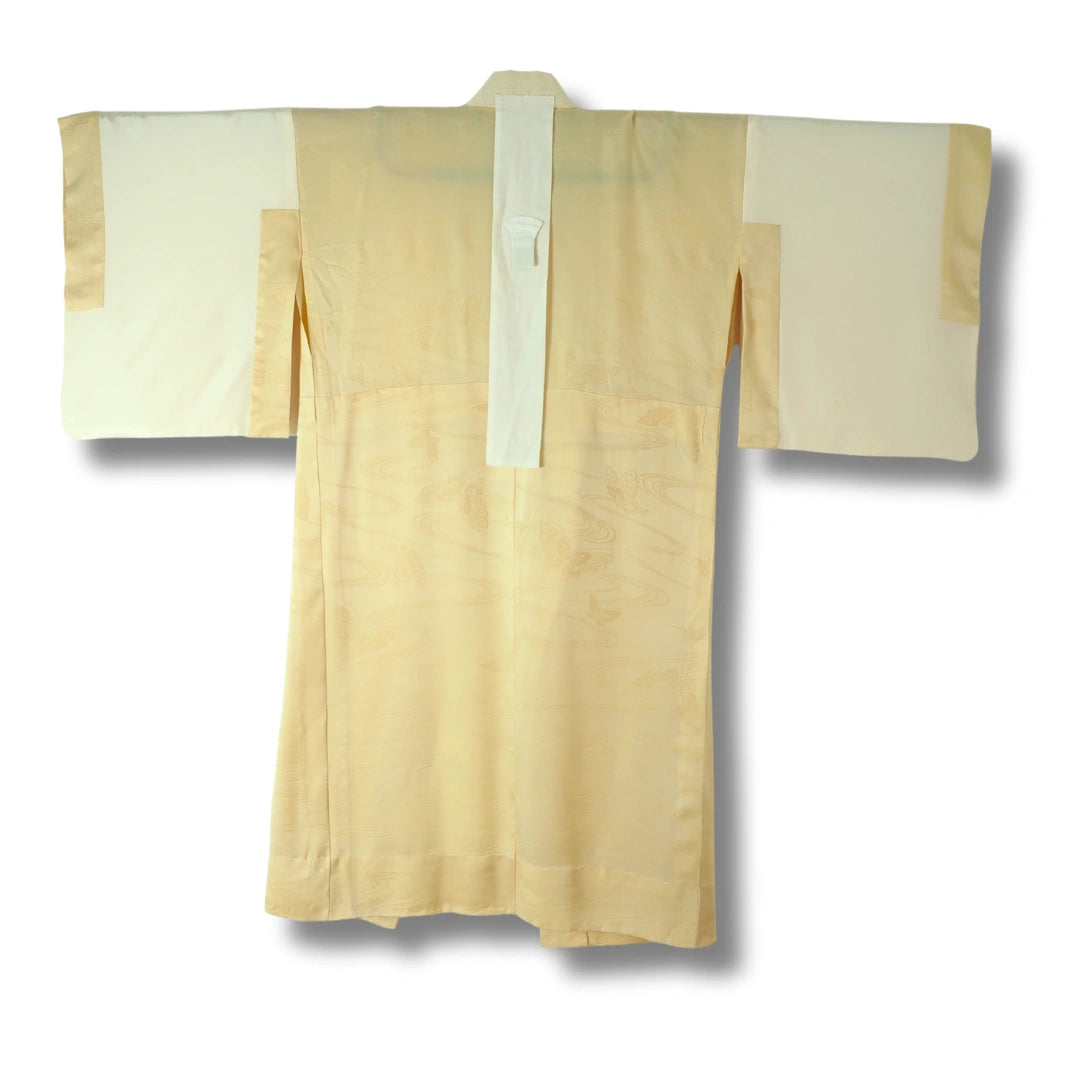 Vintage Damen Naga Juban Creme/Beige