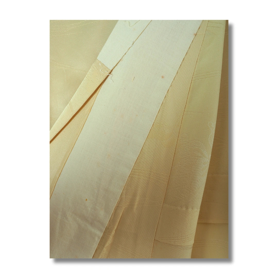 Vintage Damen Naga Juban Creme/Beige