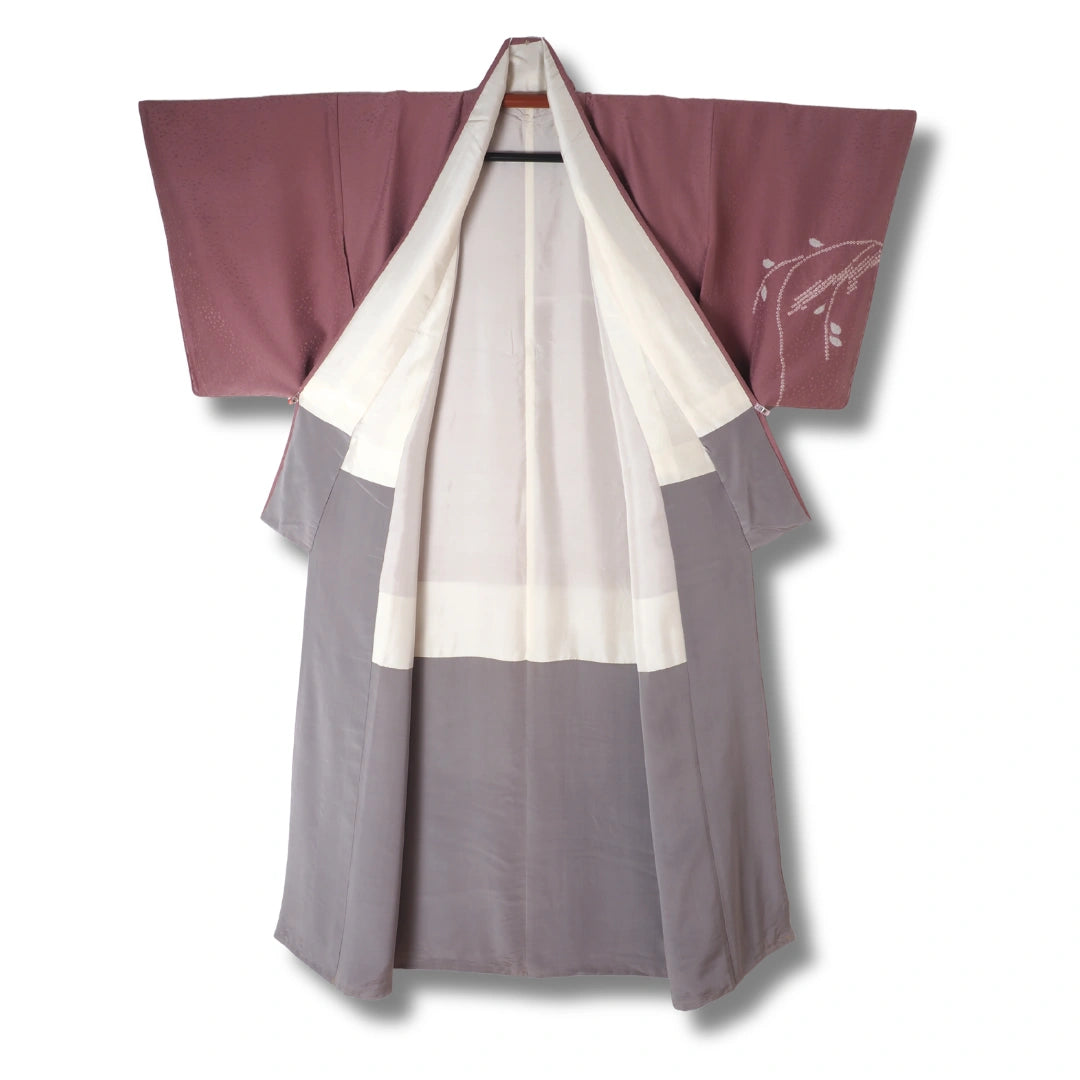 Innenansicht eines Vintage Homongi Kimono