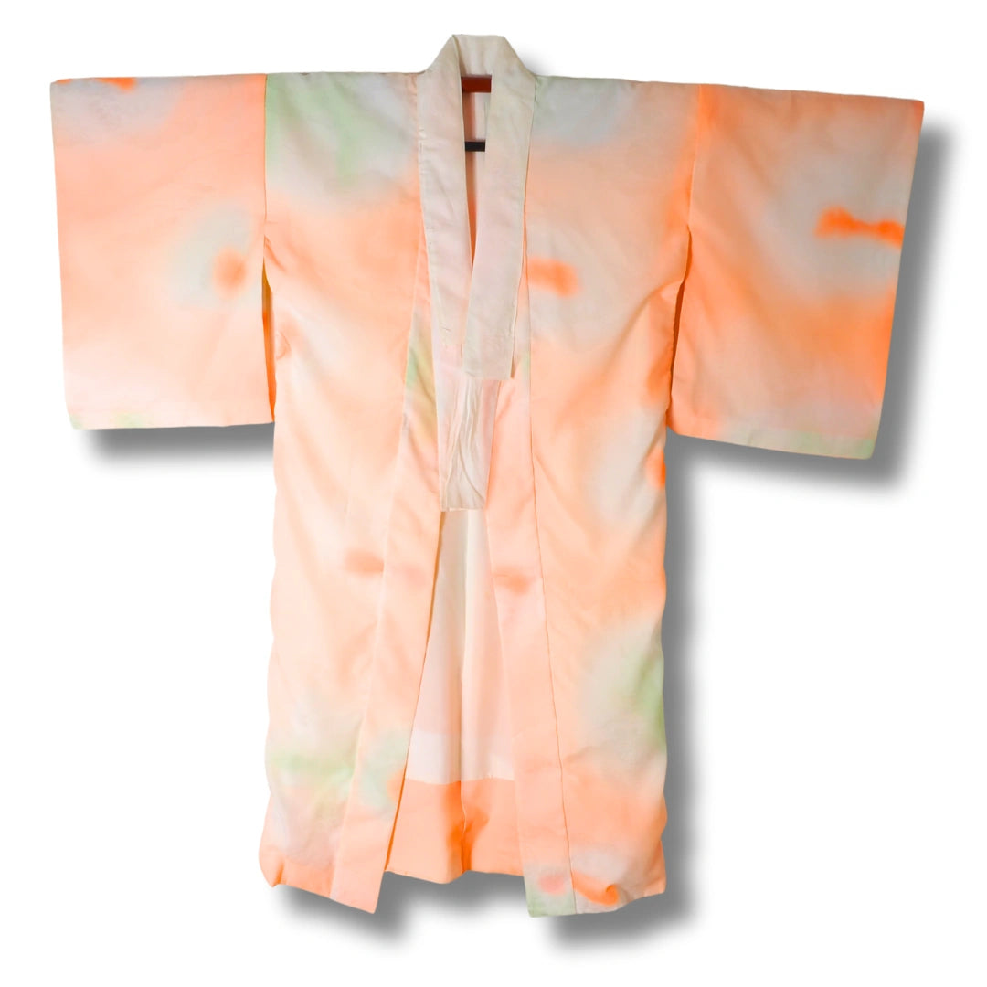 Vintage Damen Naga-Juban apricot/mint