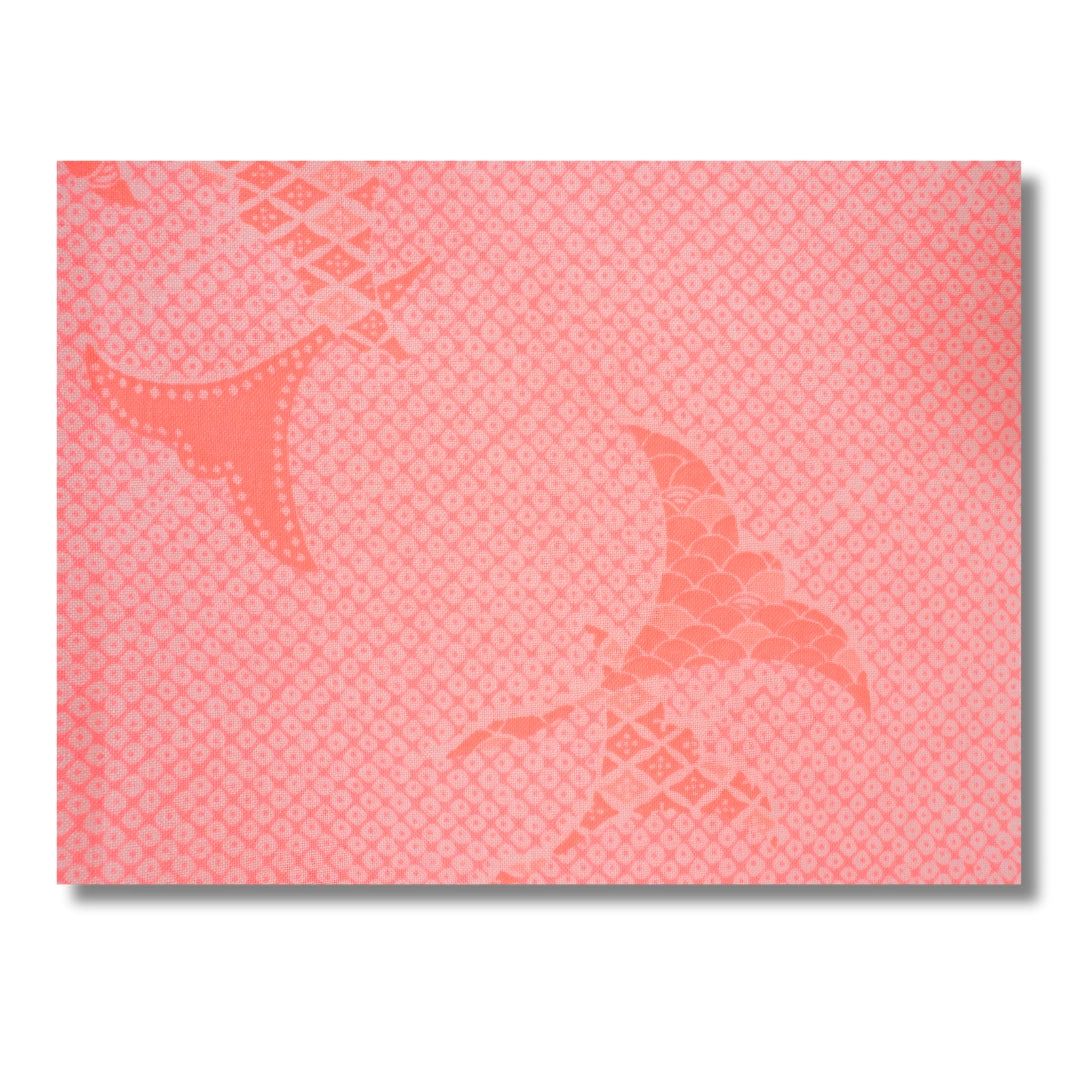 Vintage Damen Naga Juban – Pink mit Vögeln