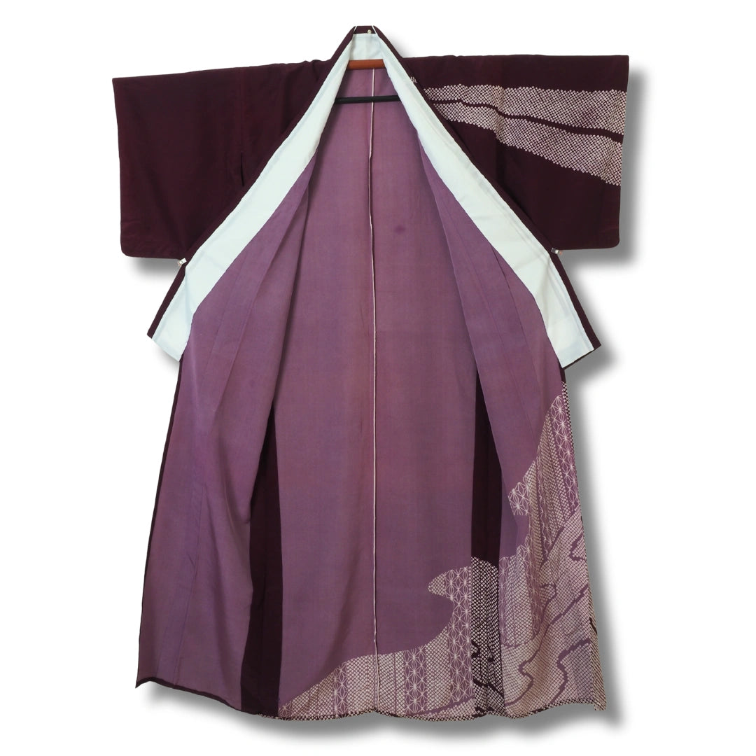 Vintage Damen Kimono lila