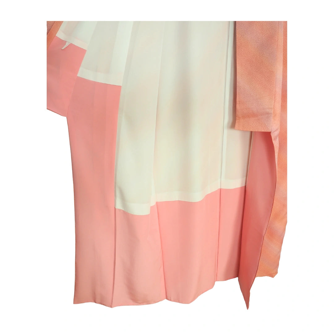 Vintage Damen Kimono mit Pfingstrosen und Kirschblüten Rosa #farbe_Rosa