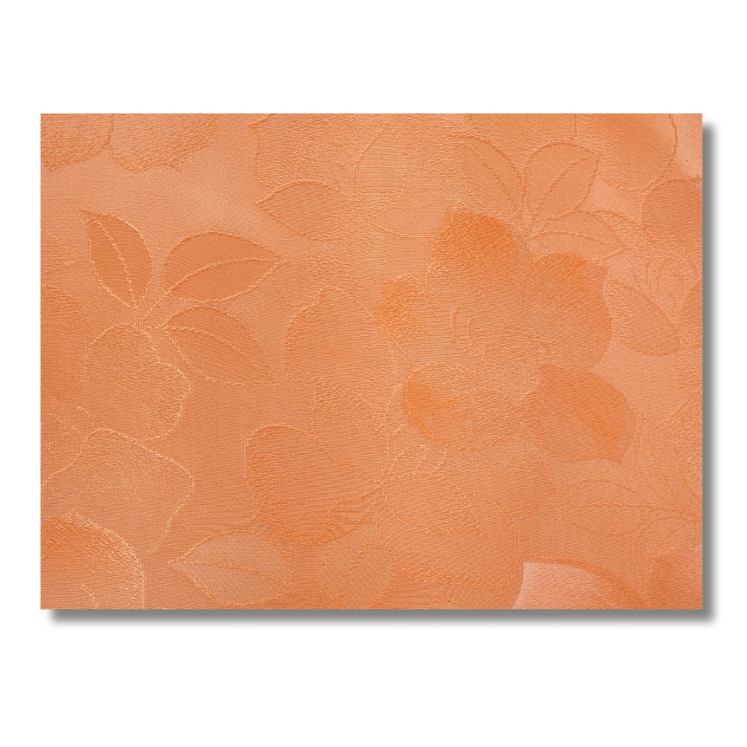 Vintage Iromuji Damen Kimono in Orange mit Blumenmuster