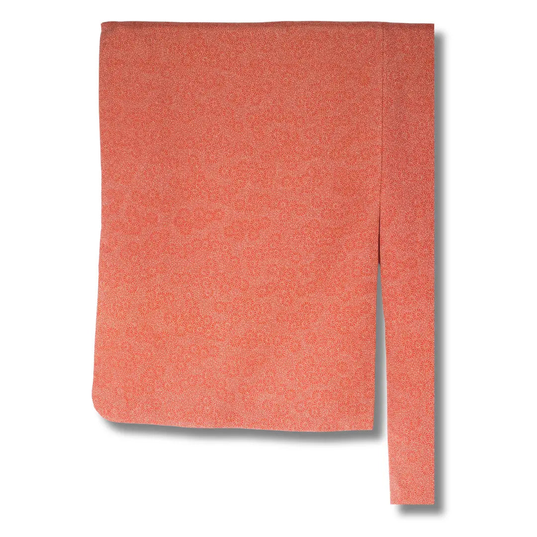Ärmel eines orangeroten Iromuji Kimono