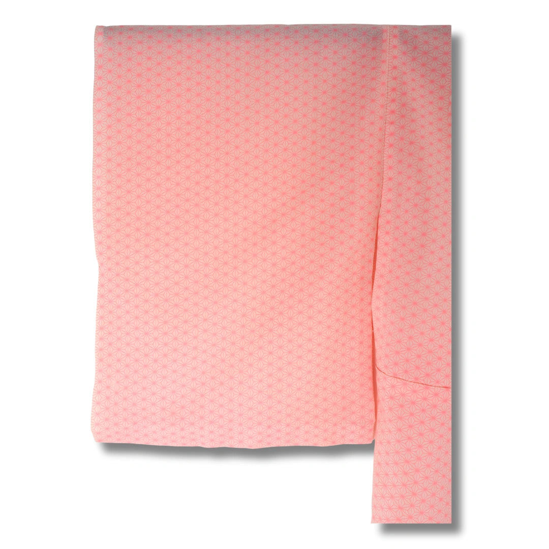 Vintage Damen Juban Rosa mit Asanoha-Muster