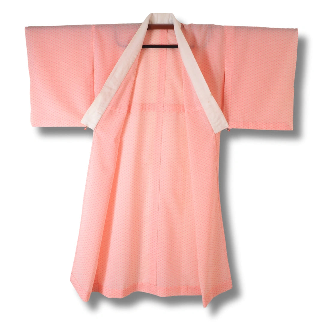 Vintage Damen Juban Rosa mit Asanoha-Muster