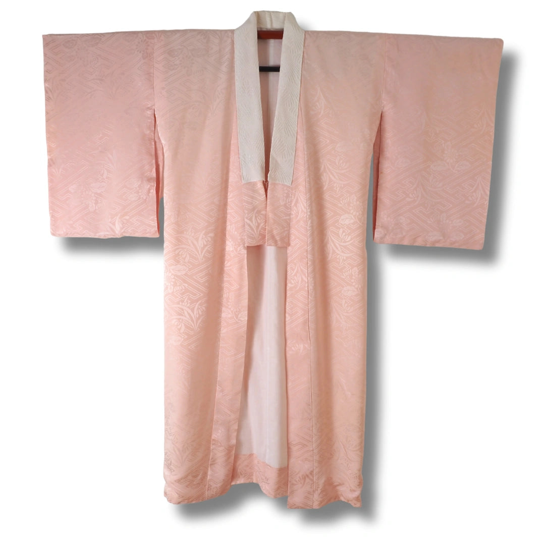 Vintage Damen Naga-Juban (Unterkimono) Rosa
