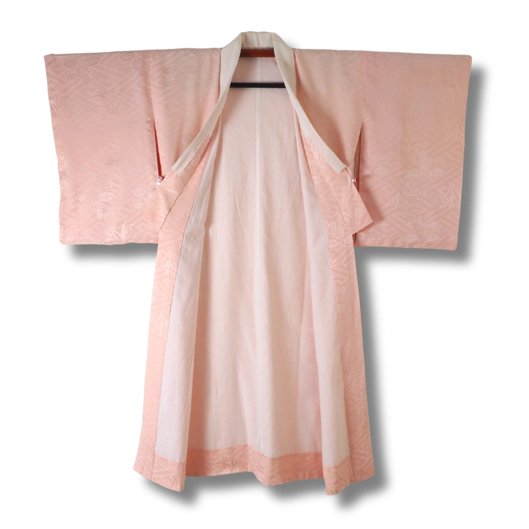 Vintage Damen Naga-Juban (Unterkimono) Rosa