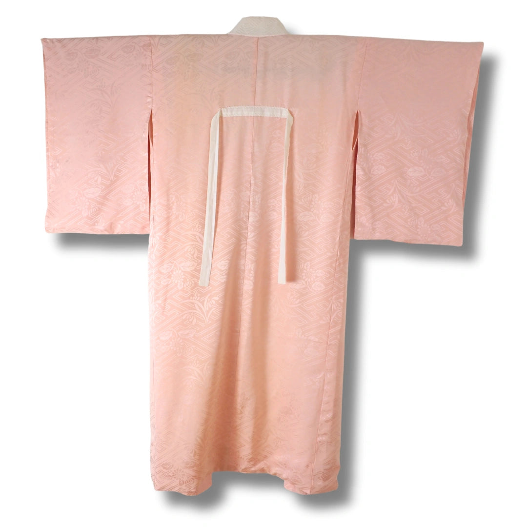 Vintage Damen Naga-Juban (Unterkimono) Rosa