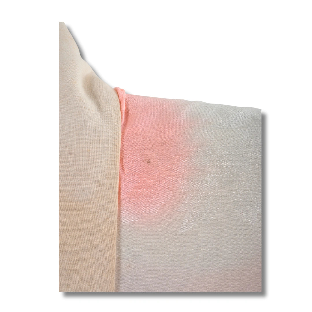 Vintage Damen Naga Juban rosa mit Pastell-Blüten