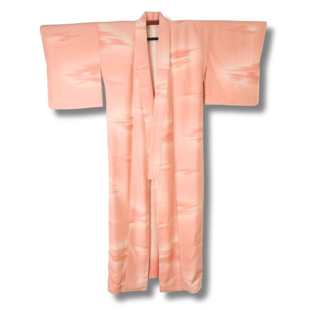 Vintage Damen Komon Kimono in Rosa