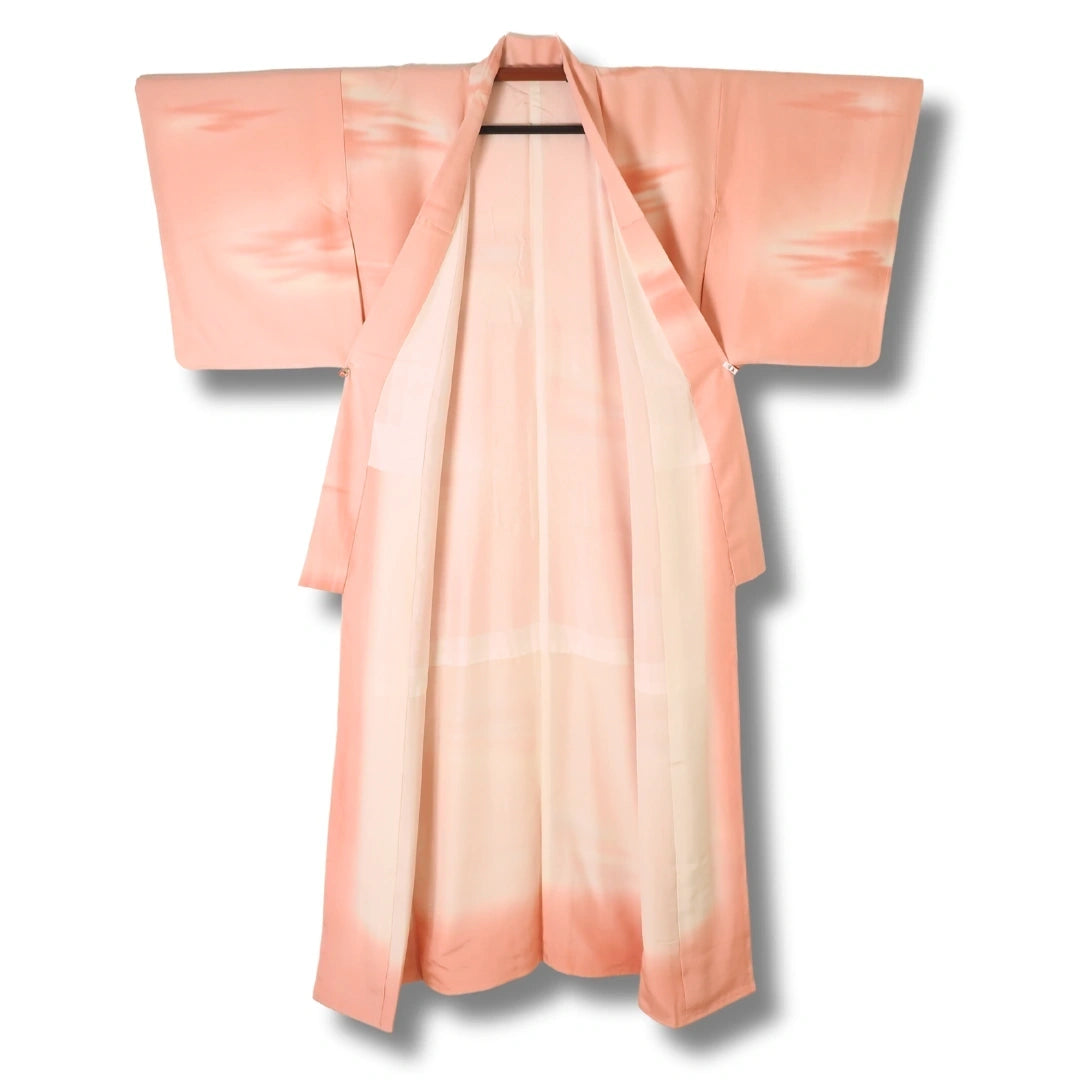Vintage Damen Komon Kimono in Rosa