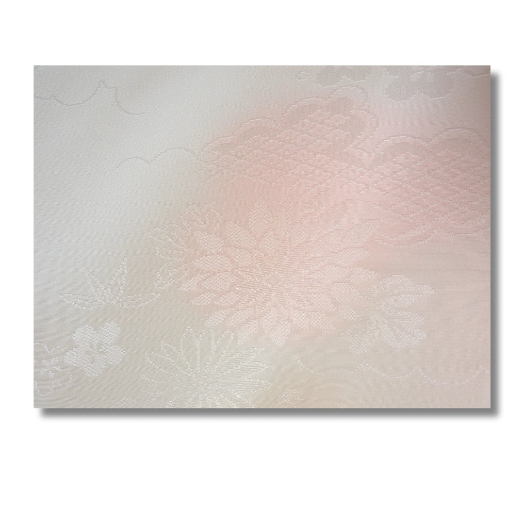 Vintage Damen Naga-Juban rose mit Blumen
