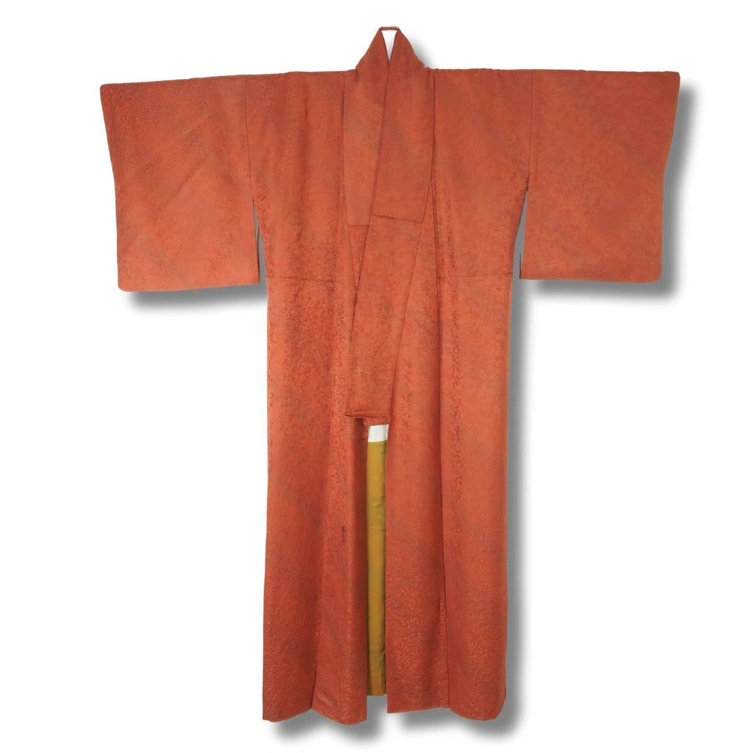 Vintage Iromuji Damen Kimono Rot mit Stempel