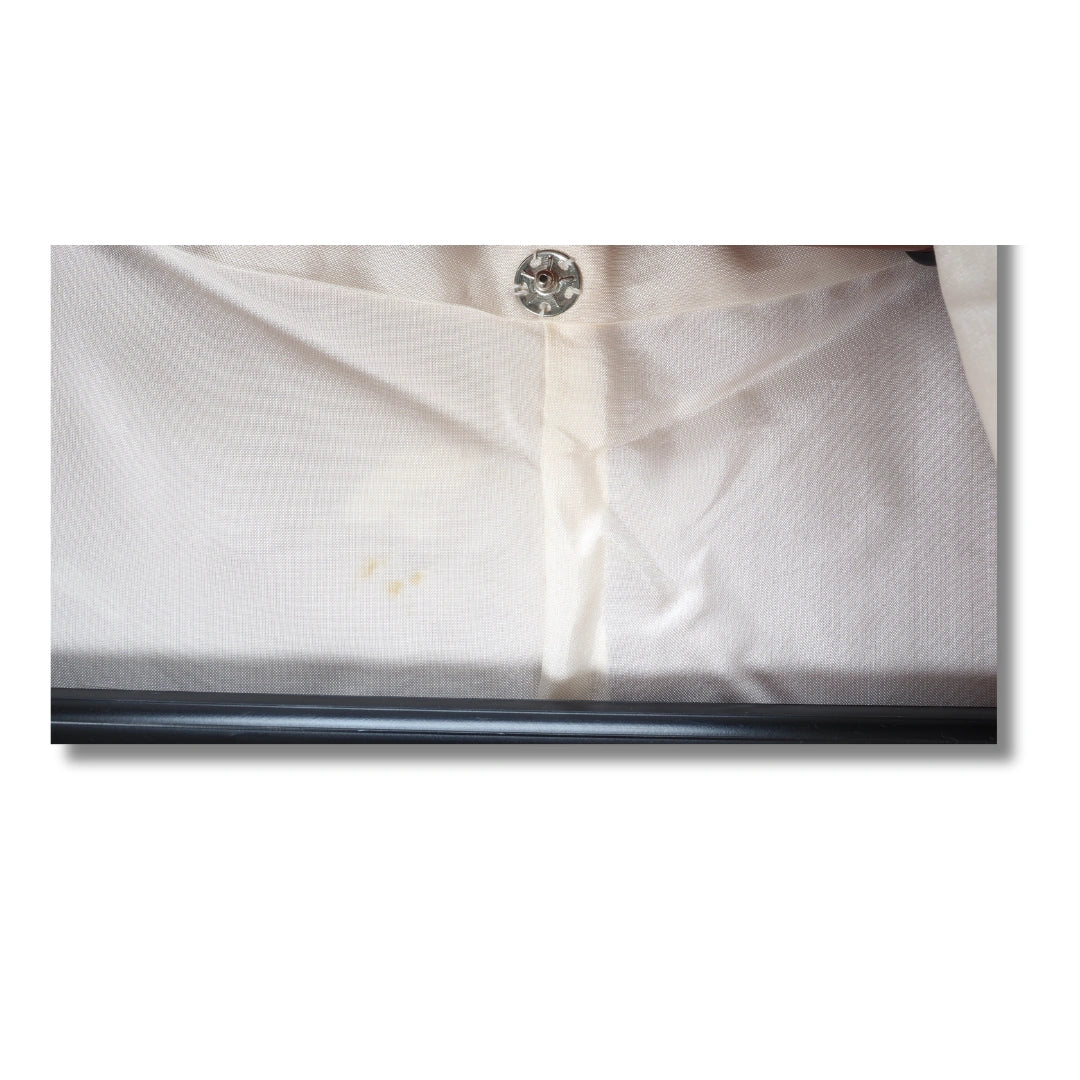 Vintage Damen Kimono rotbraun mit Fächermuster