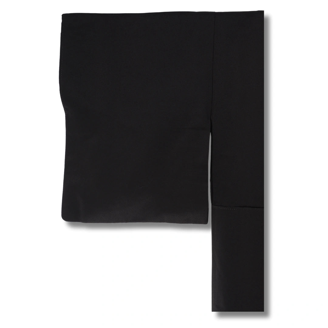 Vintage Kuro-Tomesode Kimono in Schwarz mit Blumenmotiv