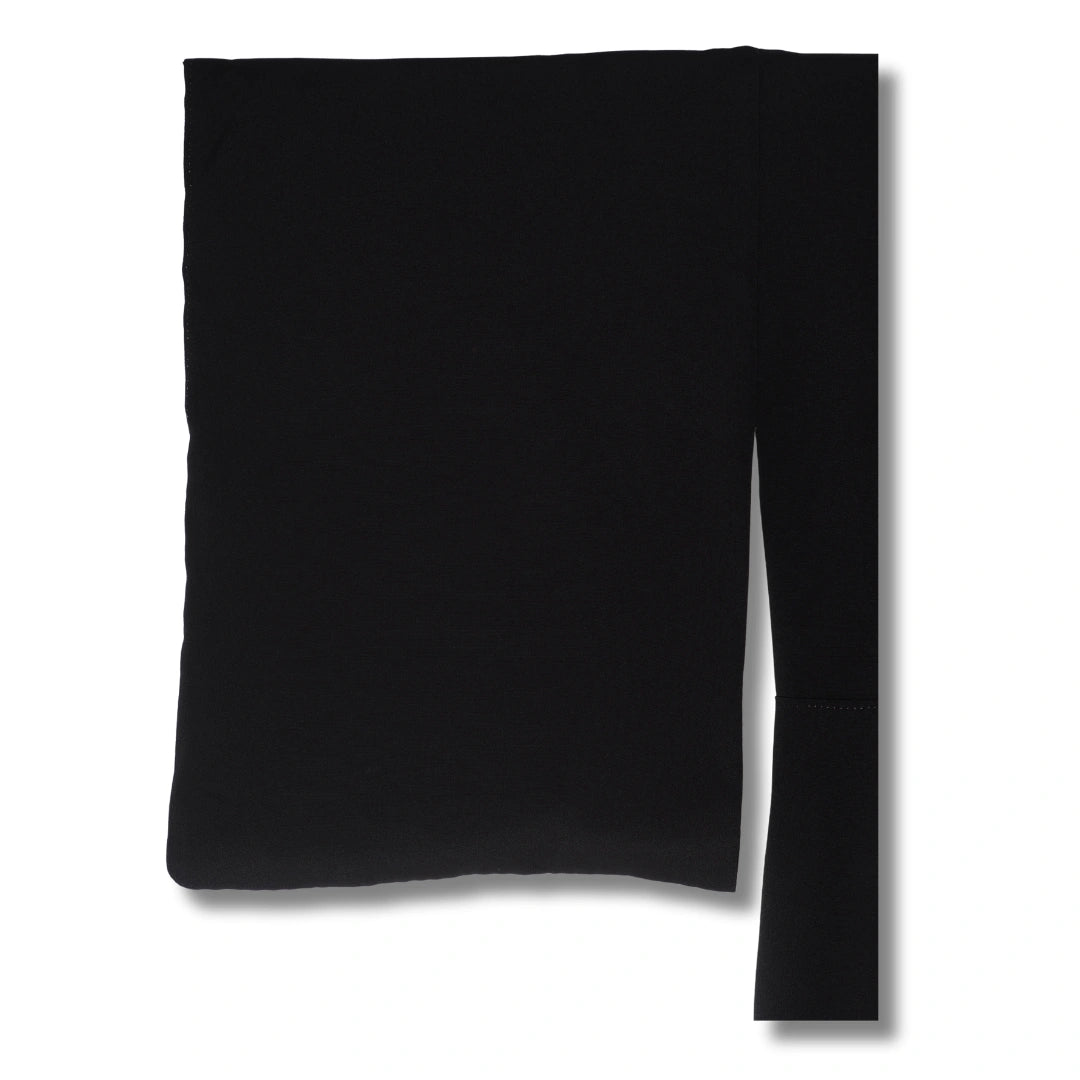 Vintage Damen Kuro-Tomesode Kimono schwarz mit Blumen