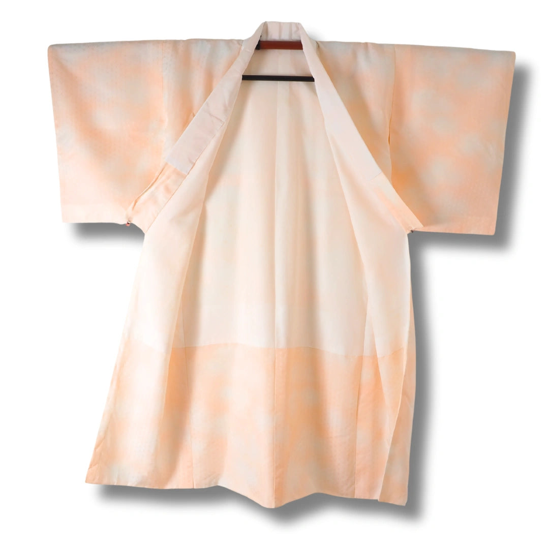 Vintage Damen Naga Juban weiß mit rosa Sternen