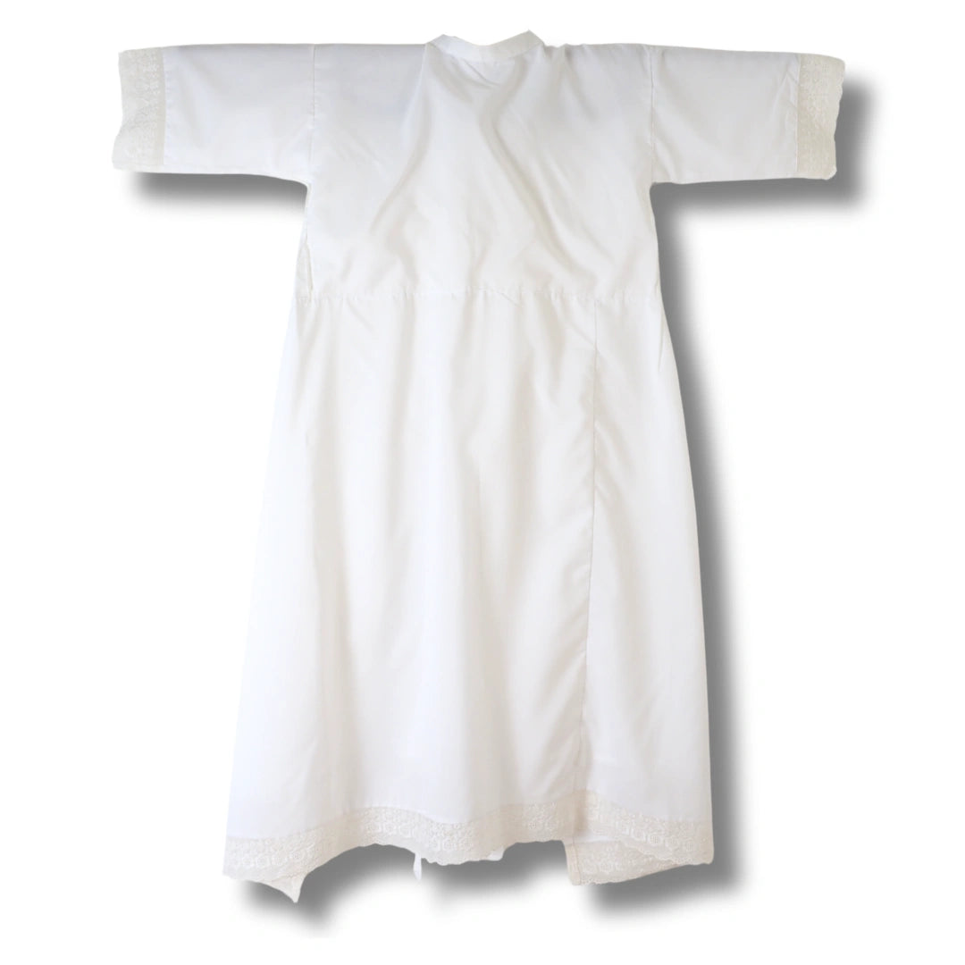 Vintage Damen Juban weiß mit Spitze
