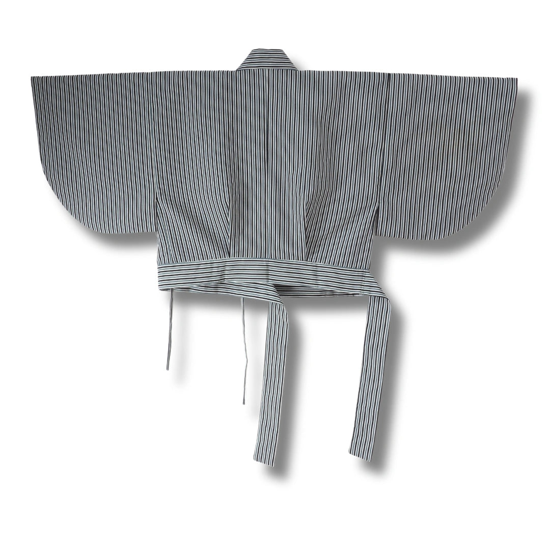 Vintage Ensemble Damen (Haori & Wickelrock) gestreift