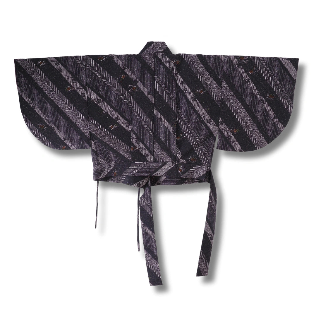 Vintage Ensemble Damen Haori & Wickelrock Lila