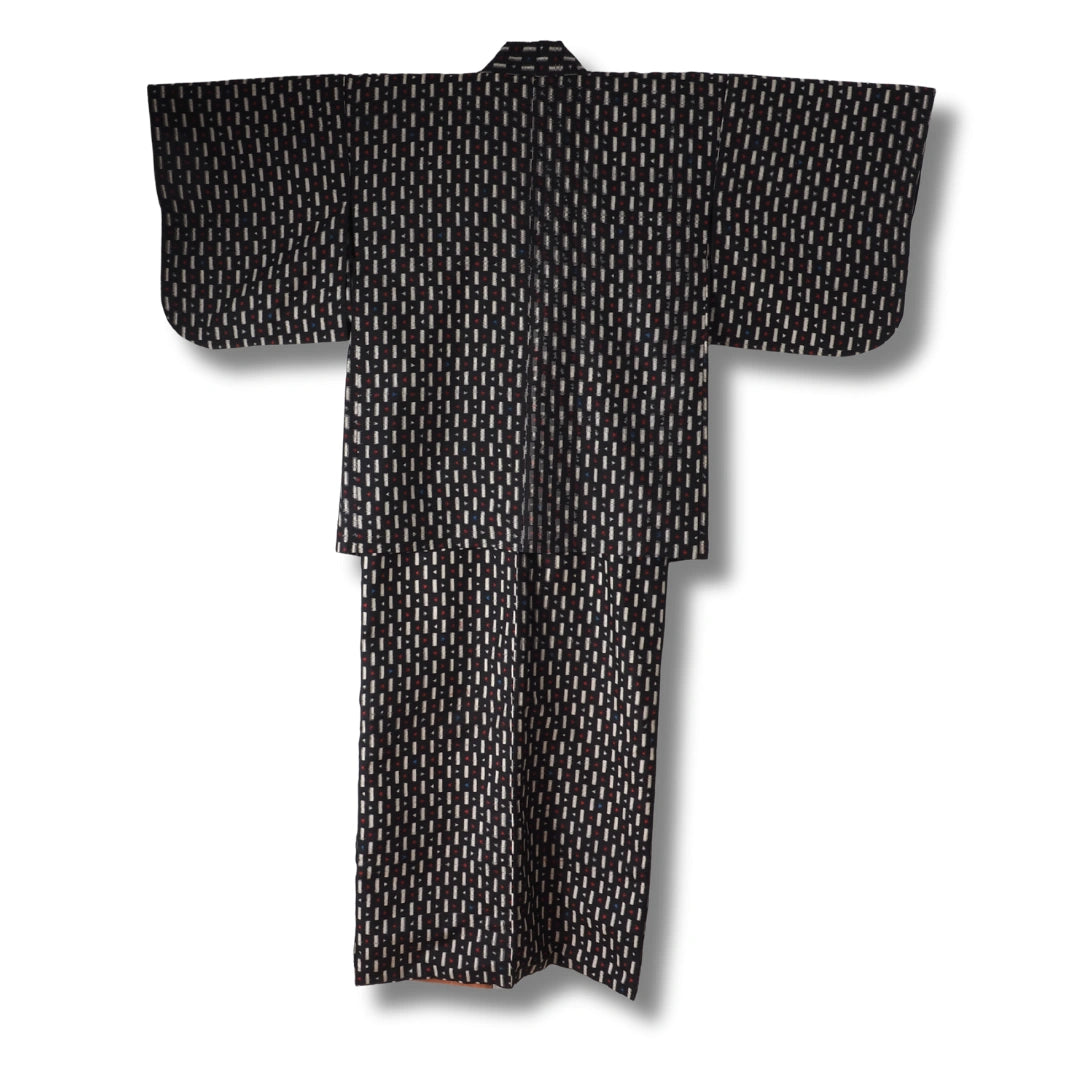 Vintage Damen Ensemble (Kimono & Haori) inkl. Haori Himo