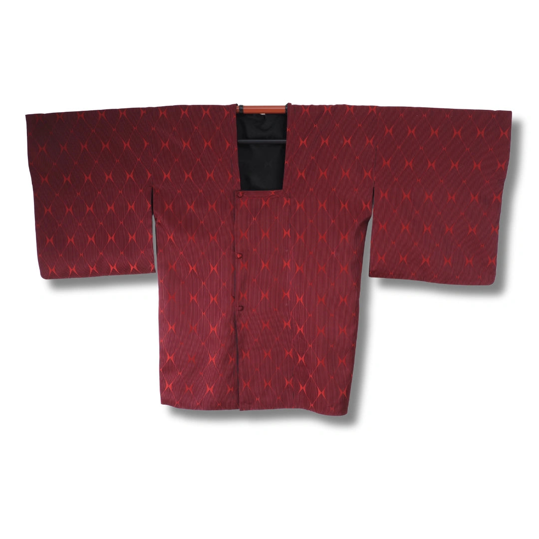 Vintage Ensemble Damen (Michiyuki & Wickelrock) Dunkelrot