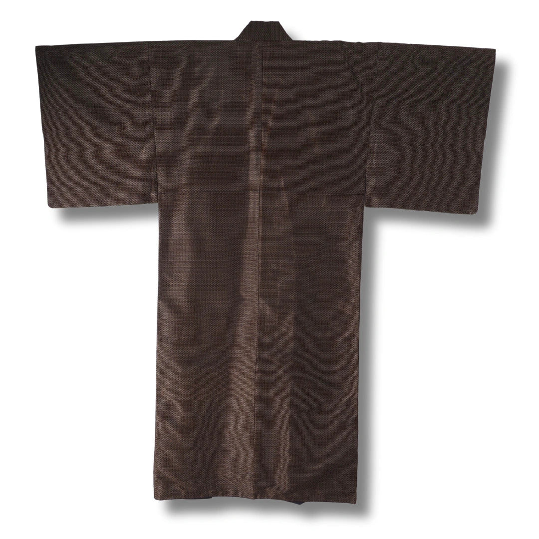 Vintage Herren Ensemble (Kimono & Haori Set) – Braun