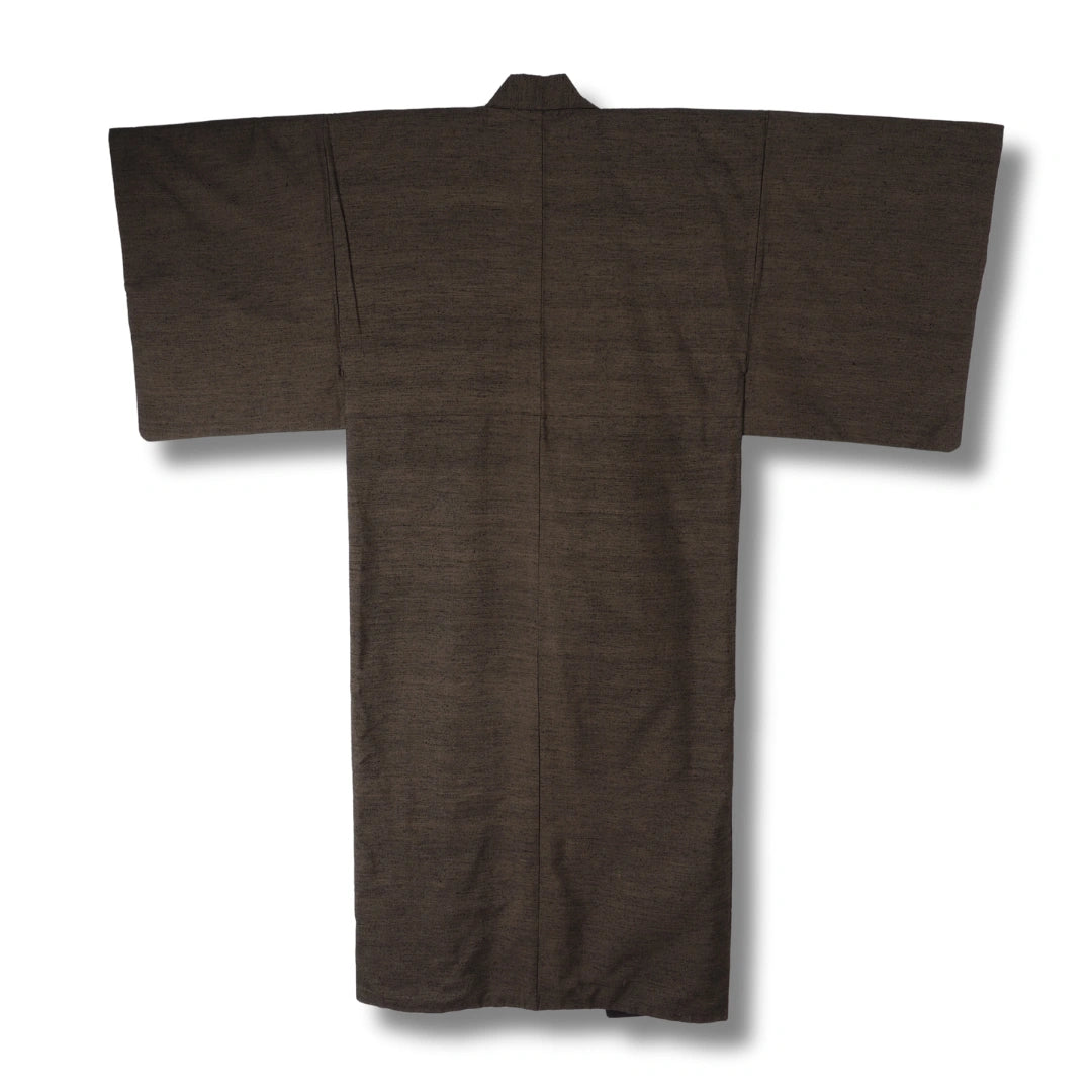 Vintage Herren Ensemble (Kimono & Haori) Braun