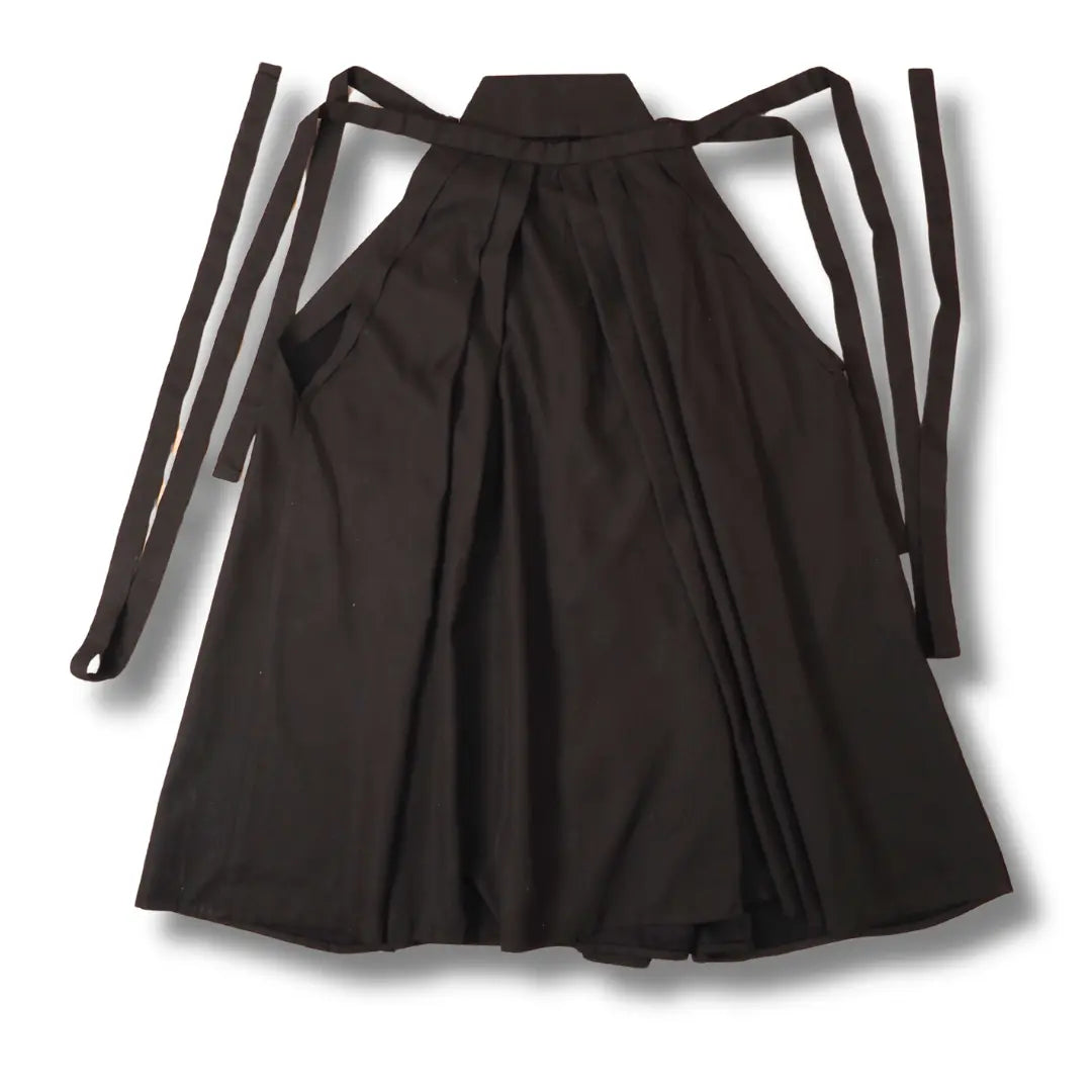 Vintage Hakama dunkelbraun Vorderansicht