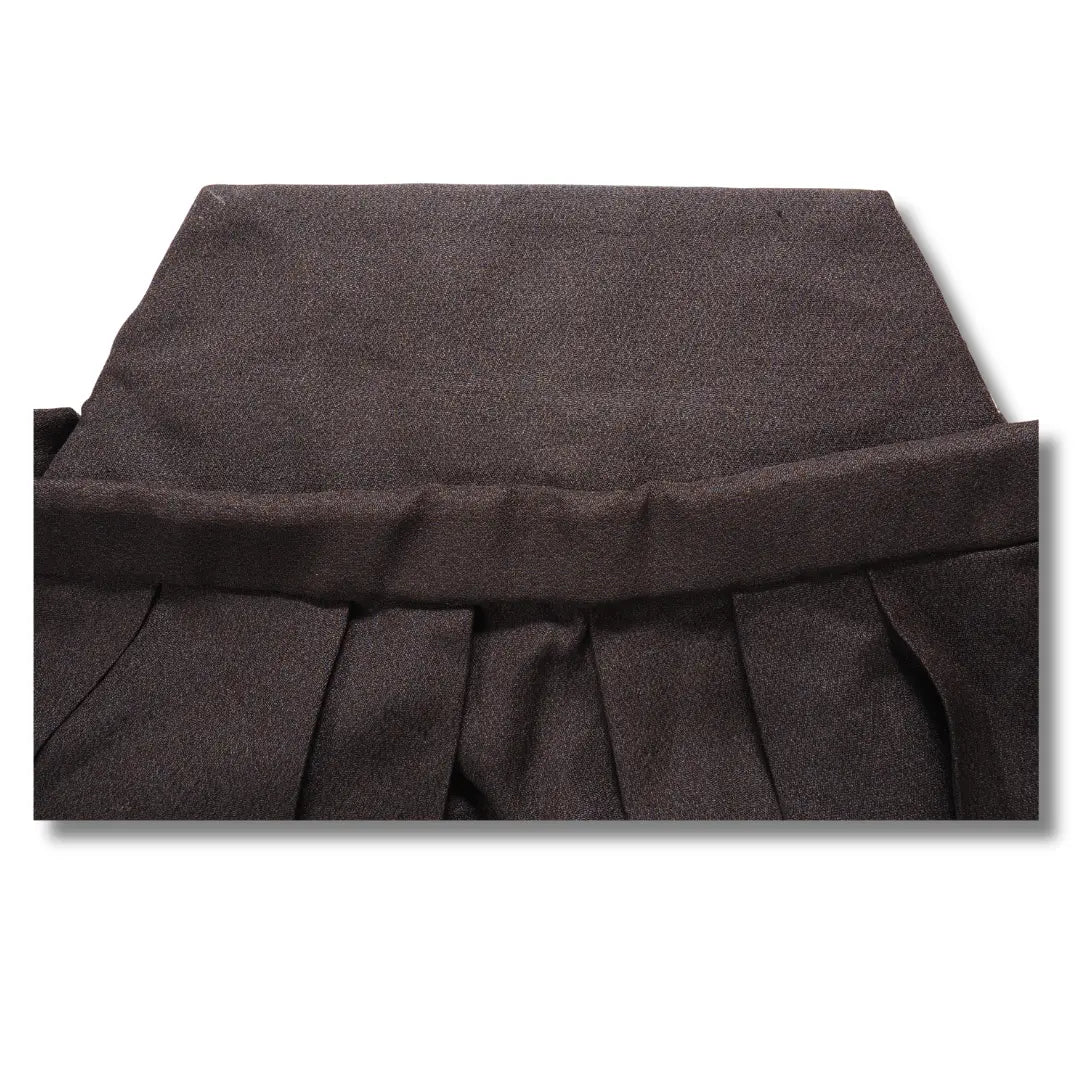 Detail Bund Hakama dunkelbraun Vorderseite