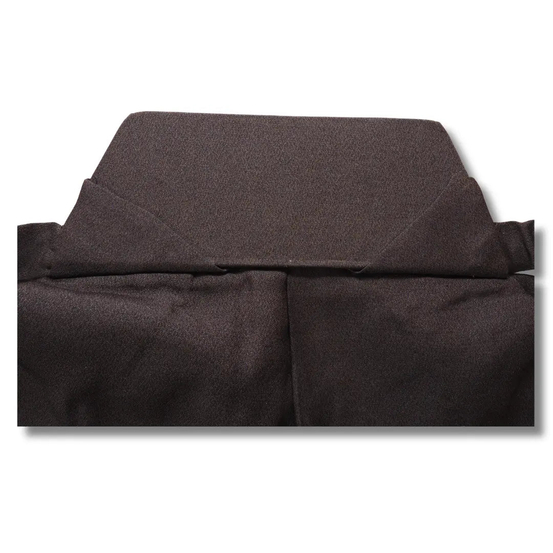 Detail Rückseite Bund Hakama dunkelbraun