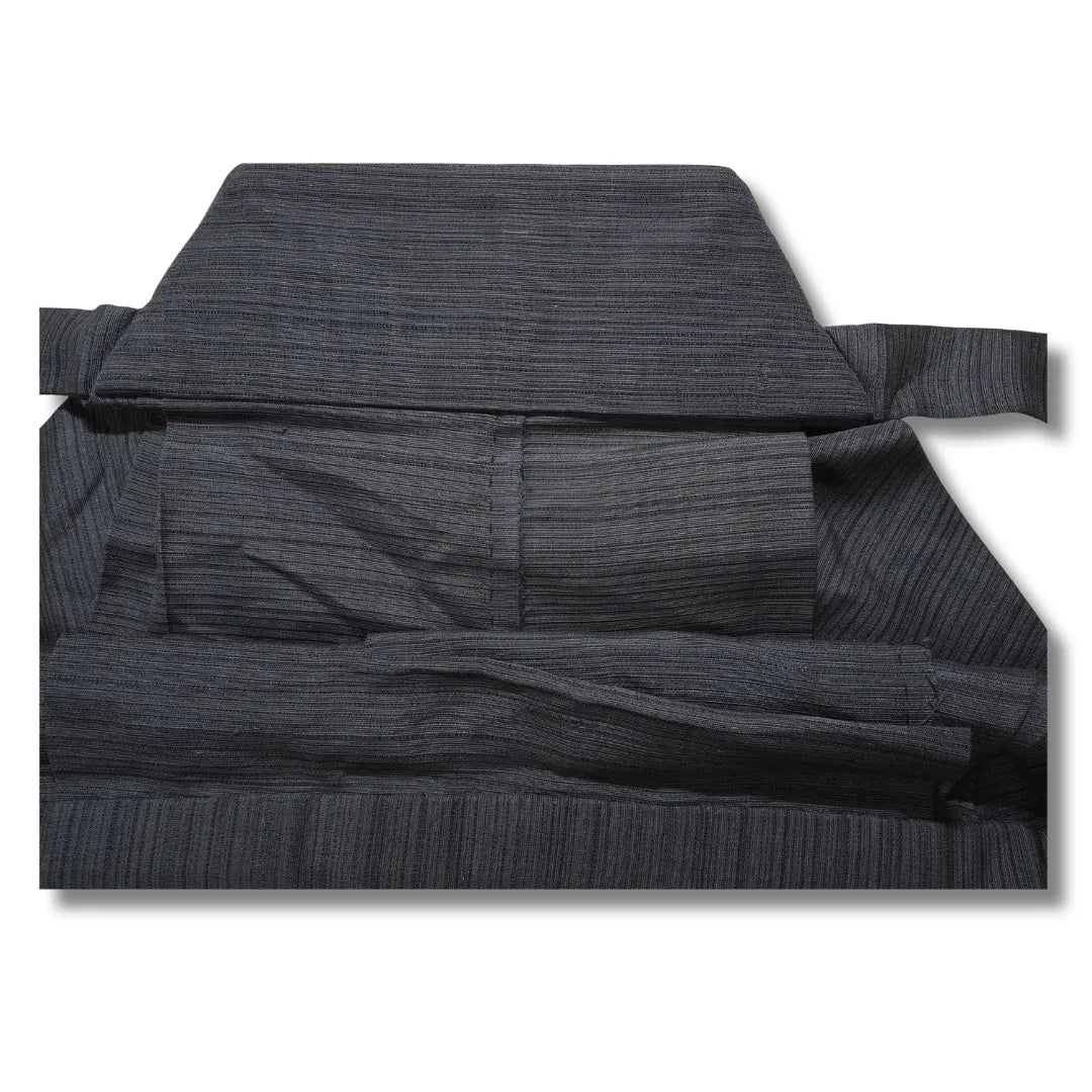 Rückseite des festen Hakama-Teils mit Flecken