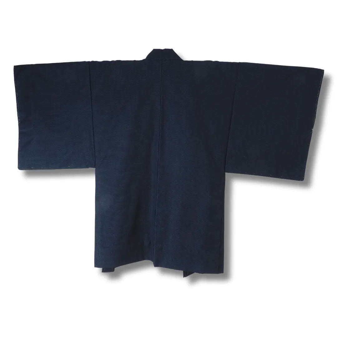 Herren Haori Rückansicht dunkelblau