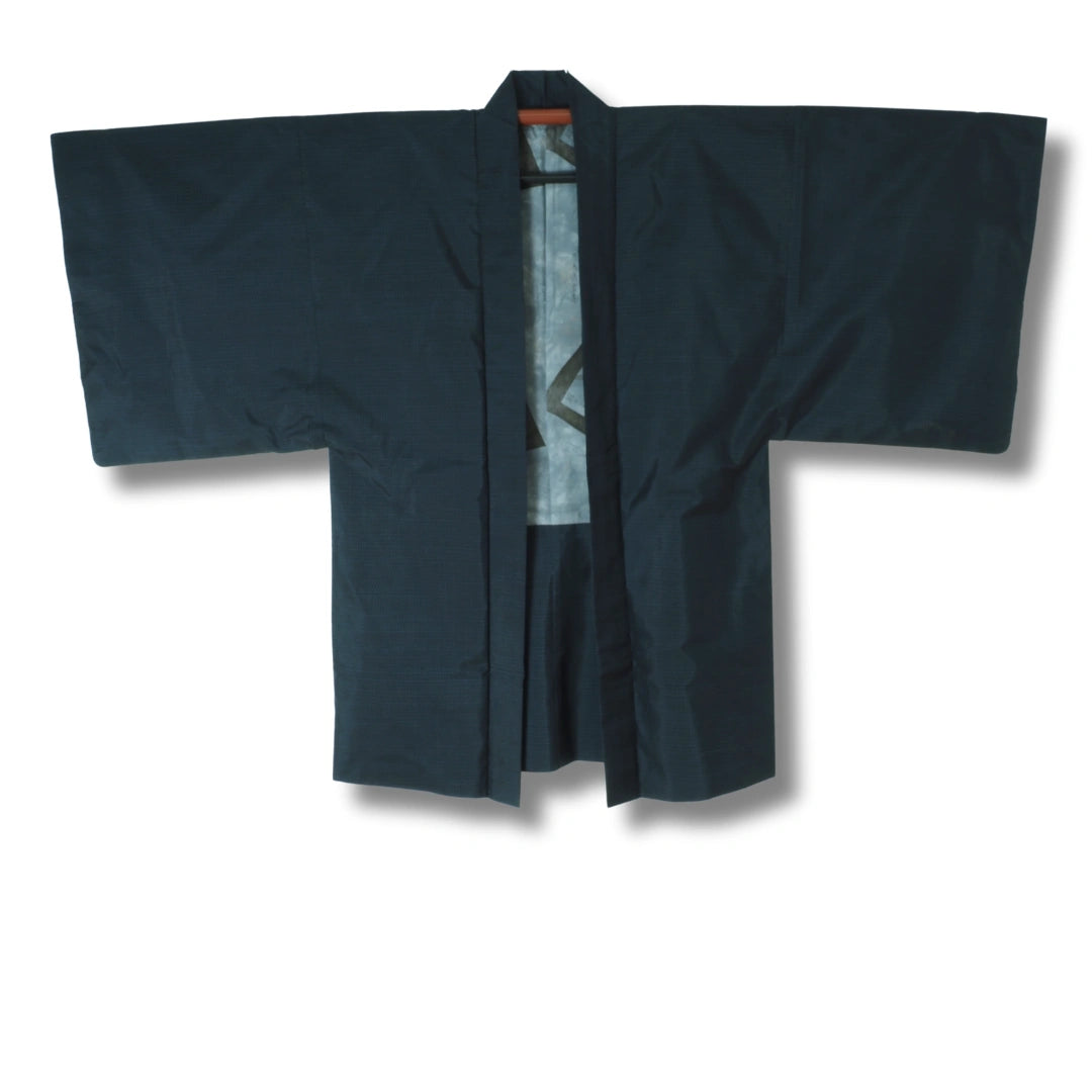 Vintage Herren Haori Dunkelblau mit Tiger-Motiv
