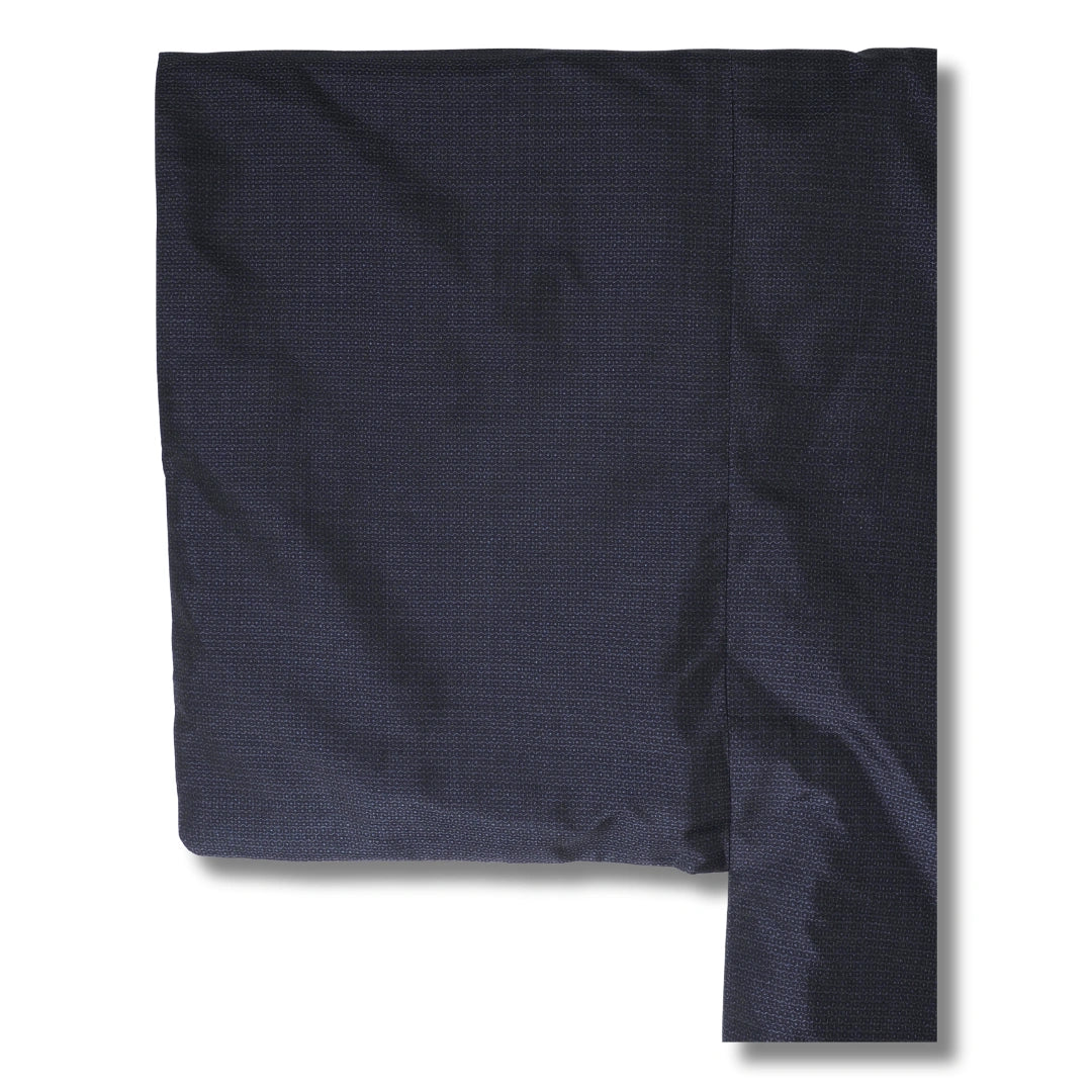 Vintage Herren Haori dunkelblau – Tempelmotiv innen