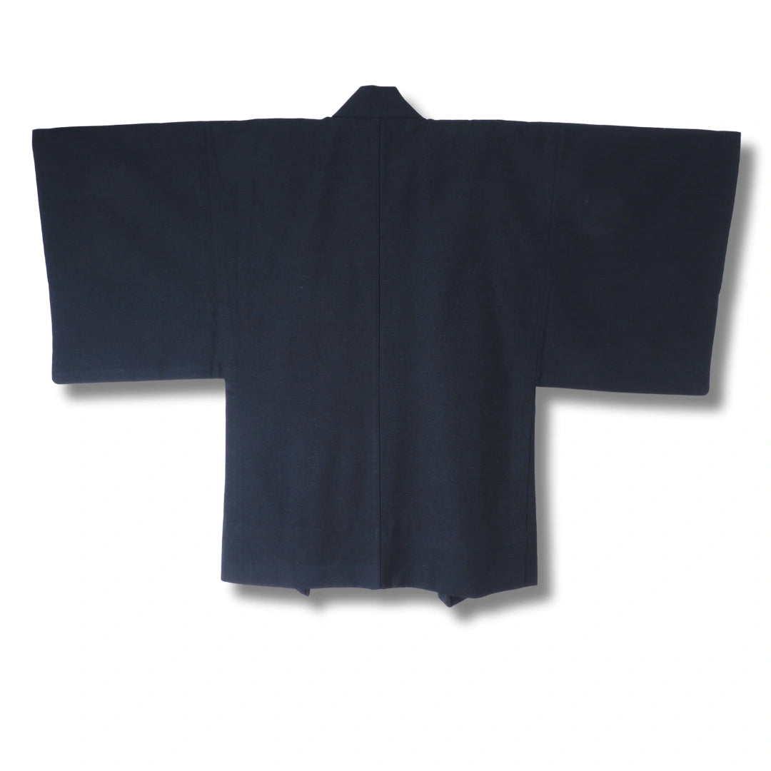 Vintage Herren Haori dunkelblau – einfarbig