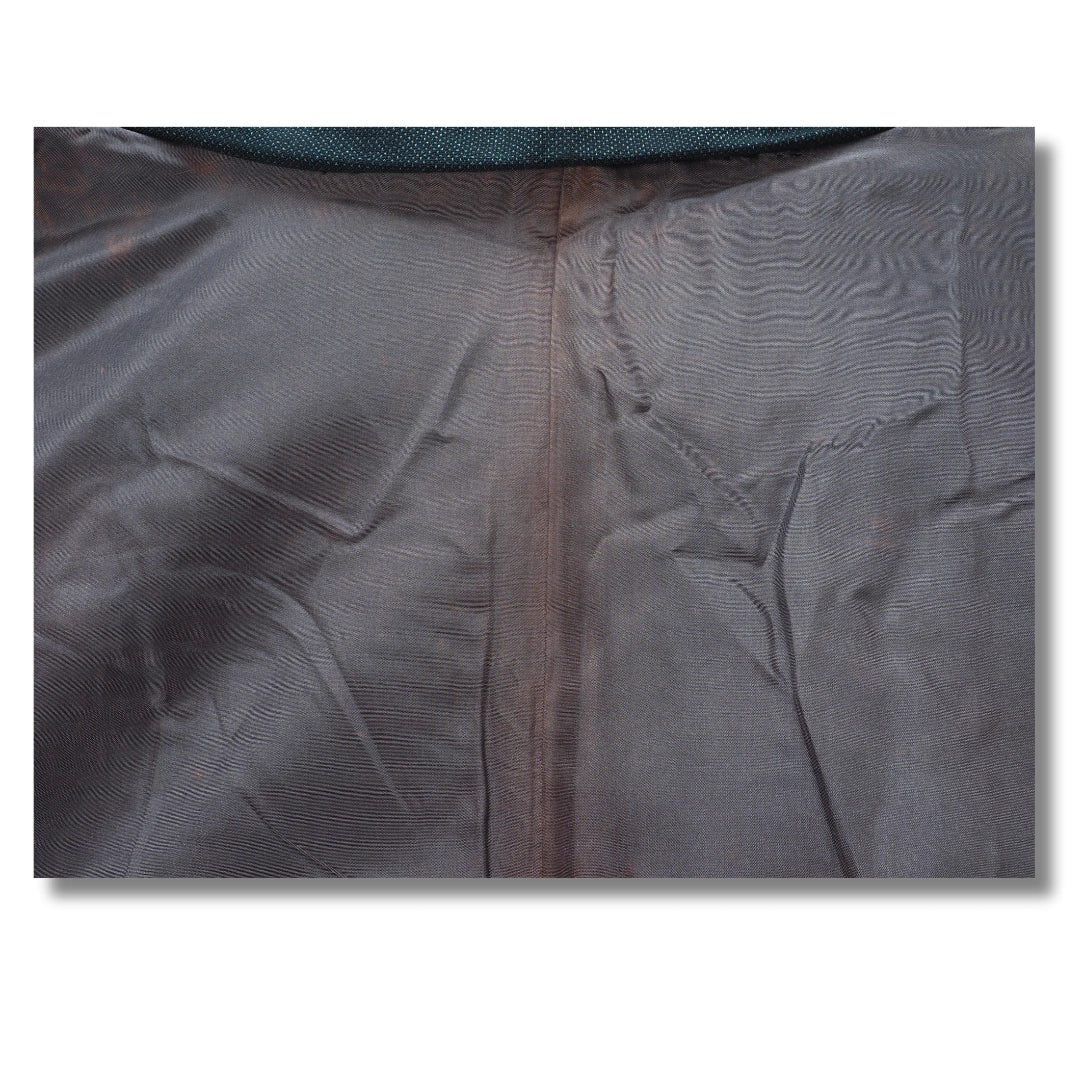 Vintage Herren Haori dunkelblau mit lila Innenseite