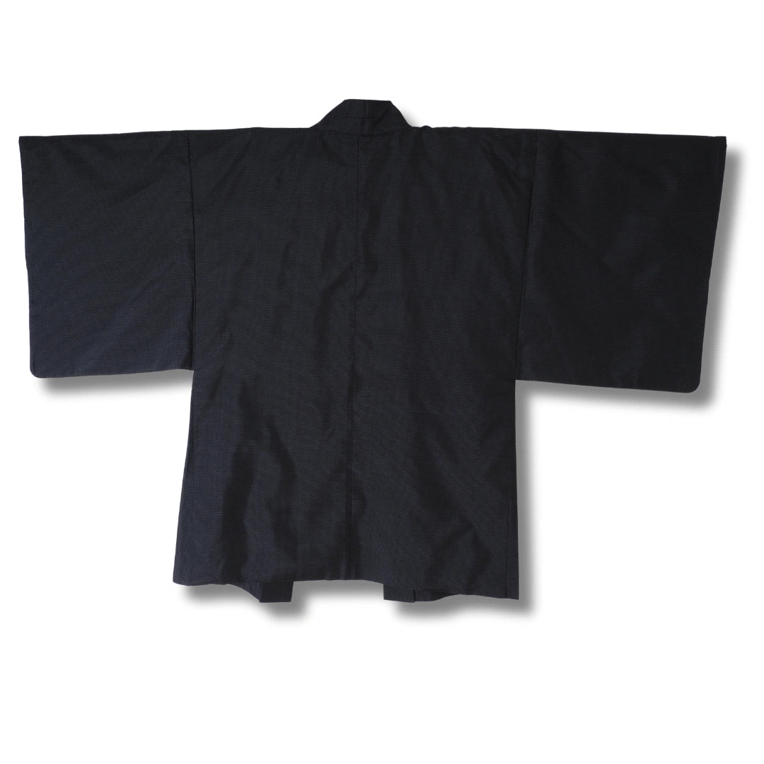 Vintage Herren Haori Blau mit Motiv in der Innenseite