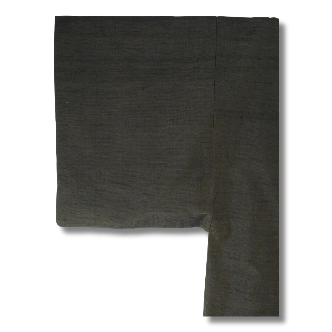 Vintage Herren Haori oliv mit Fuji & Bäumen