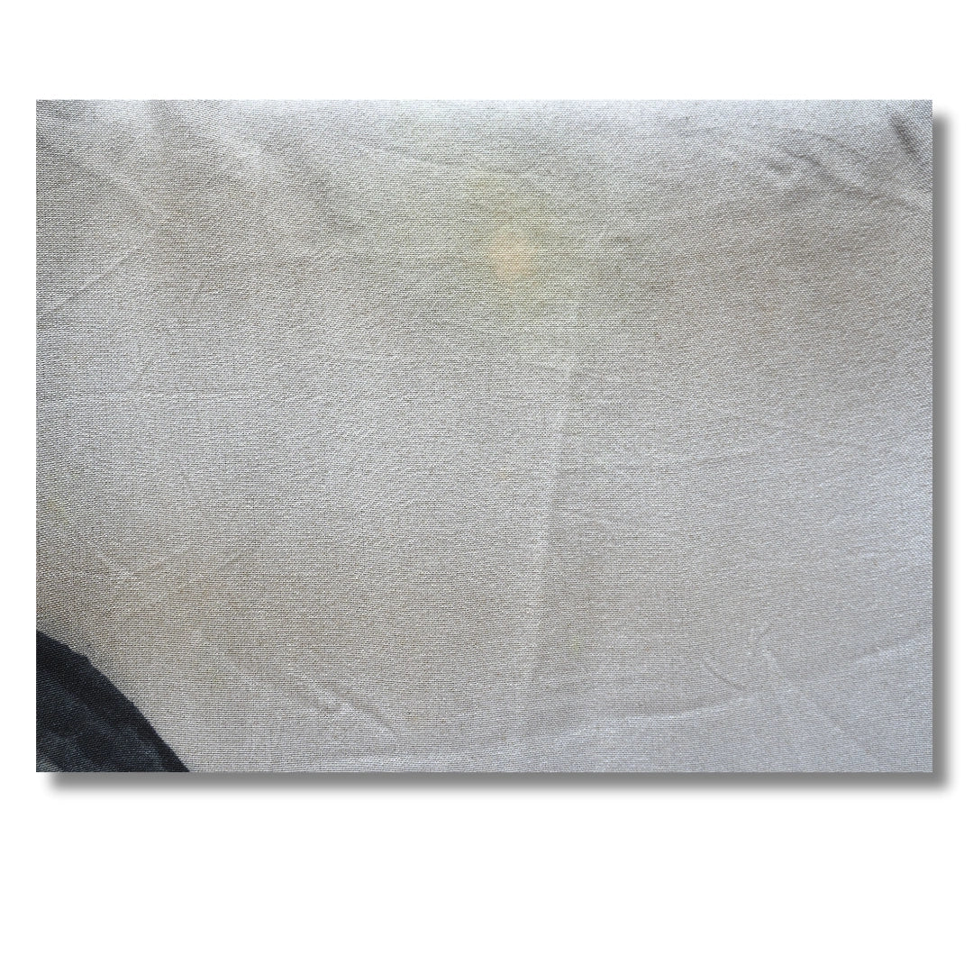 Vintage Herren Haori oliv mit Fuji & Bäumen